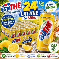 24 Lattine Estathé Limone 33cl